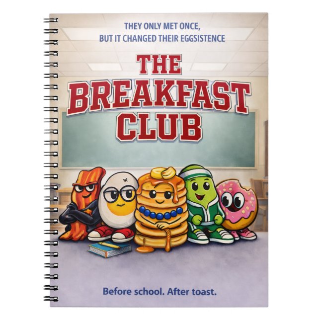 Cuaderno The Breakfast Club - Foodie Fiends (Frente)