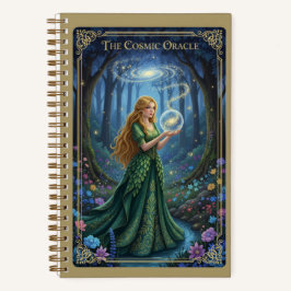 Cuaderno The Cosmic Oracle Forest Galaxy Journal