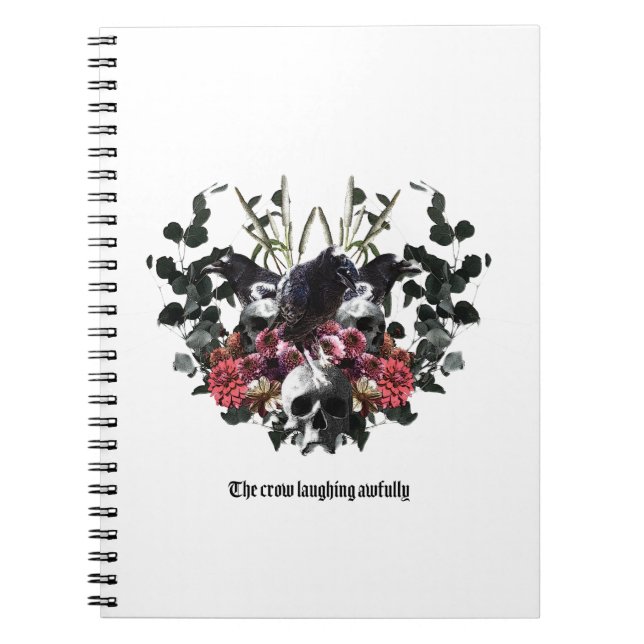 Cuaderno The Crow Laughing Awfully (Frente)
