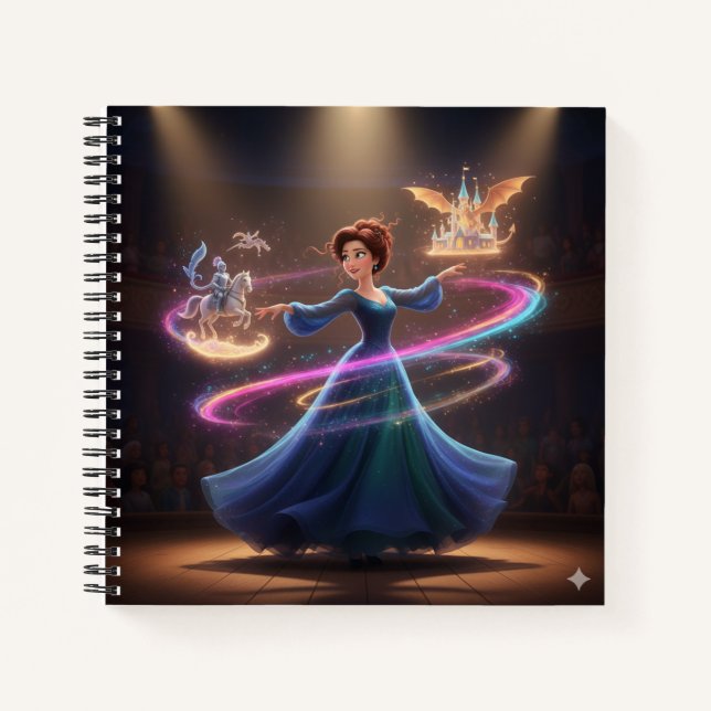 Cuaderno The Dancing Narrator Notebook (Anverso)