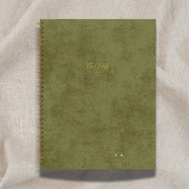 Cuaderno The End | Custom Storyteller Green Journal