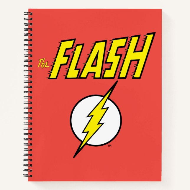 Cuaderno The Flash Name & Lightning Bolt Logo (Anverso)