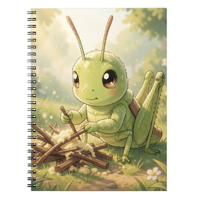 Cuaderno The Grasshopper and the Nectar Artwork (Frente)