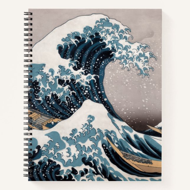 Cuaderno The Great Wave off Kanagawa, (Anverso)