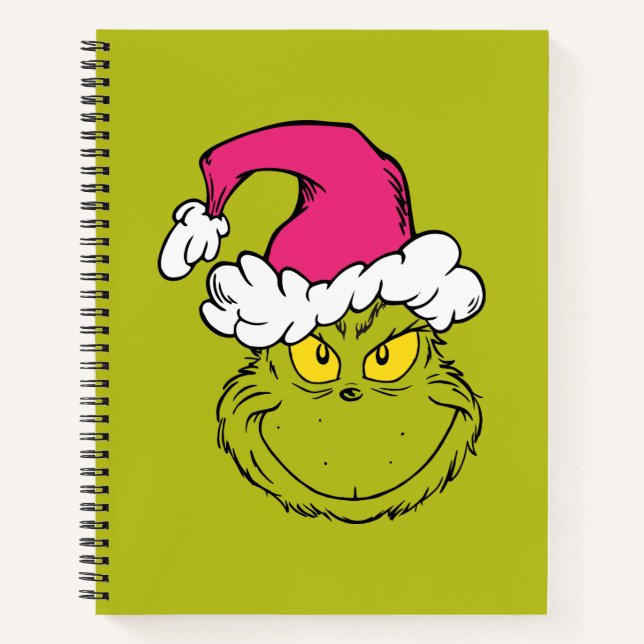 Cuaderno The Grinch in Pink Santa Hat (Anverso)