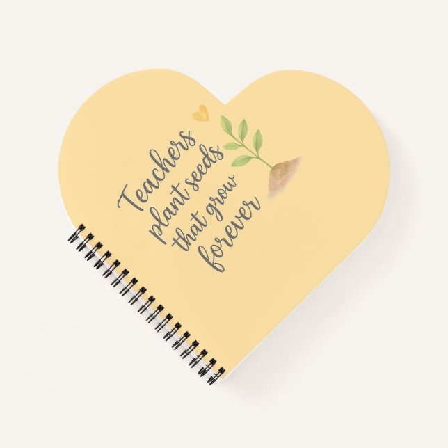 Cuaderno The heart of teaching  (Anverso)