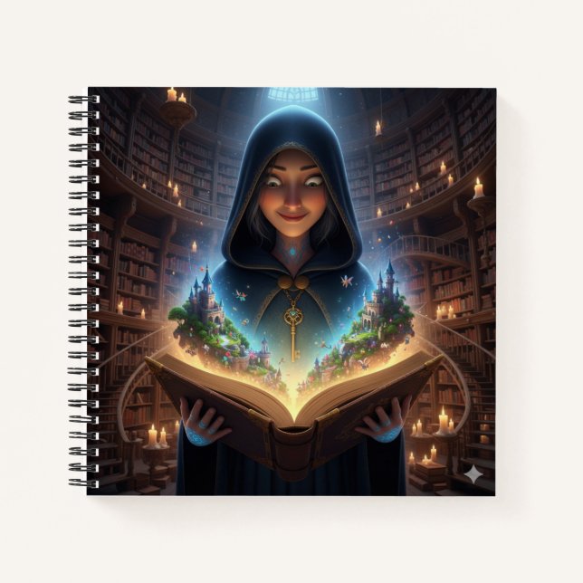 Cuaderno The Hidden Library Guardian Notebook (Anverso)