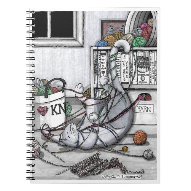 Cuaderno The Joy of Unraveling Spiral Notebook (Frente)