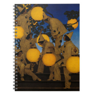 Cuaderno The Lantern Bearers, 1908, por Maxfield Parrish