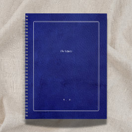 Cuaderno The Legacy | Indigo Leather & Silver Scholar