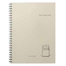 Cuaderno The Library Stamp Minimalist Book Lover Notebook