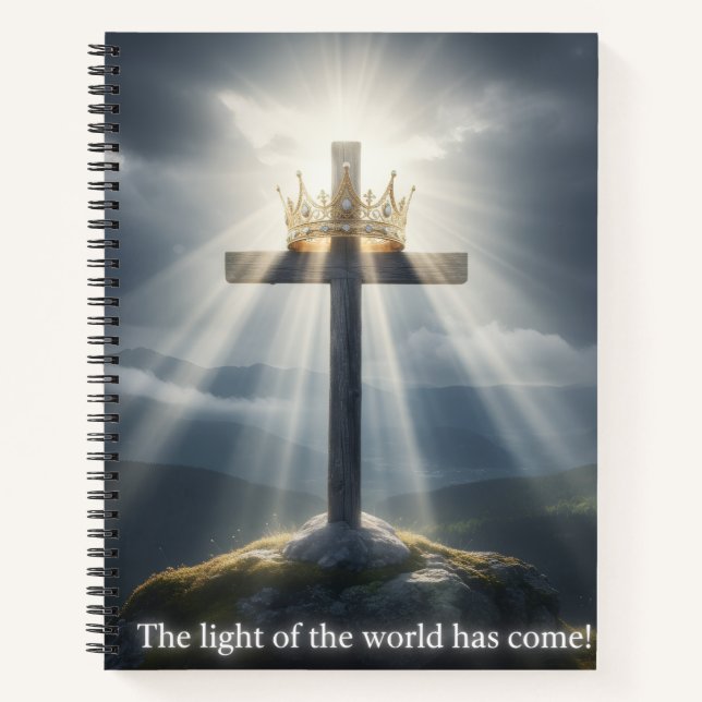 Cuaderno The light of the world has come!  (Anverso)