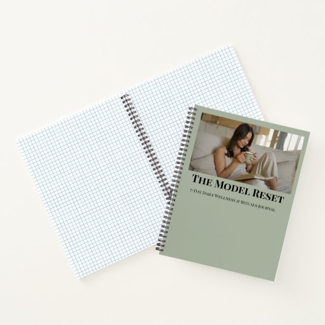 Cuaderno The Model Reset | 7-Day Daily Wellness & Rituals J (Interior)