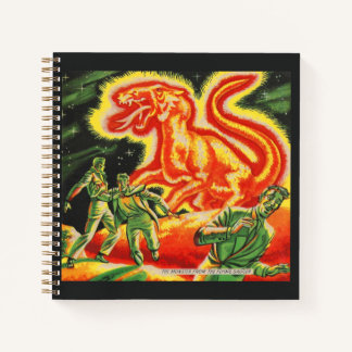 Cuaderno The Monster From the Flying Saucer print