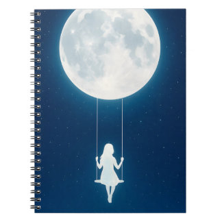 Cuaderno The moon, swing and the girl