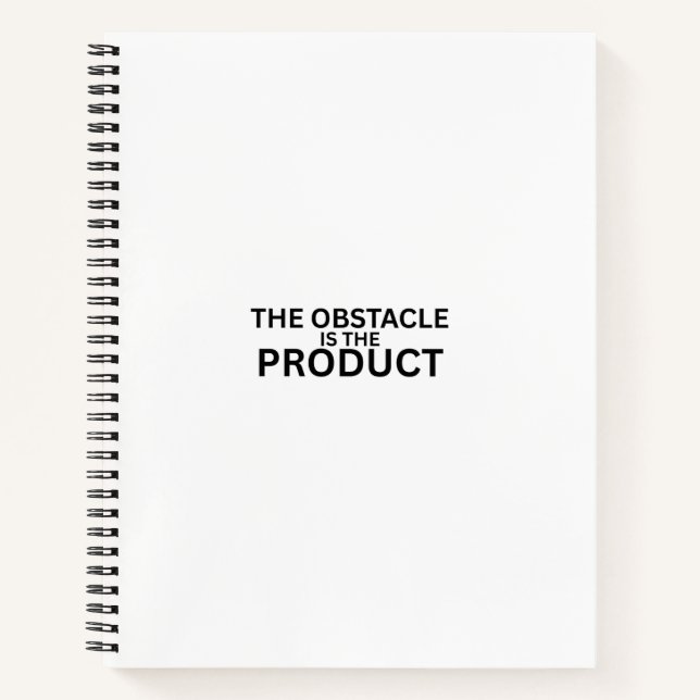 Cuaderno The Obstacle Is The Product Professional  (Anverso)