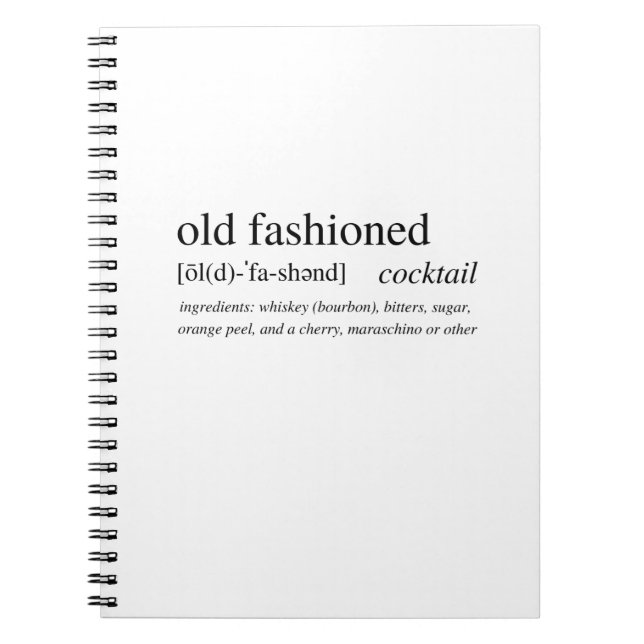 Cuaderno The Old Fashioned - el clásico cóctel bourbon (Frente)
