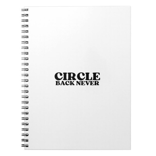 Cuaderno The One-Way Ledger | Circle Back Never (Frente)