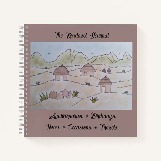 Cuaderno The Rondavel Journal (Anverso)