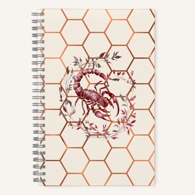 Cuaderno ♏ The Scorpio Muse: "Sting" (Anverso)