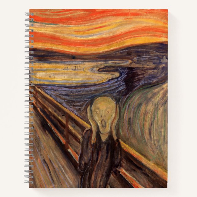 Cuaderno The Scream - Edvard Munch (Anverso)