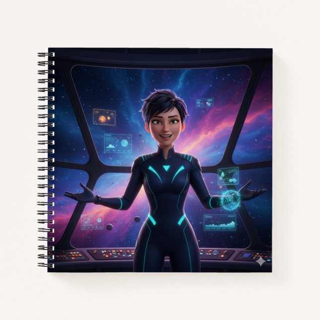 Cuaderno The Starship Story Captain Notebook (Anverso)