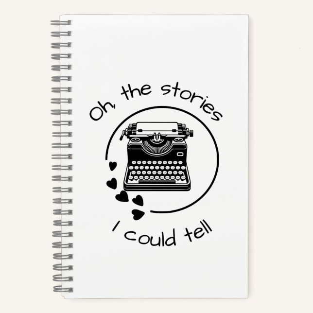 Cuaderno The Stories I Could Tell (Anverso)