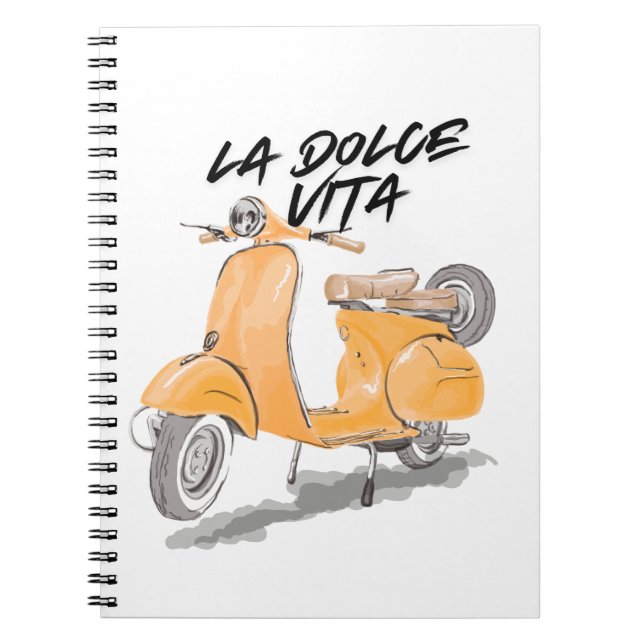 Cuaderno THE SWEET LIFE MOTORCYCLE Tote Bag notebook (Frente)