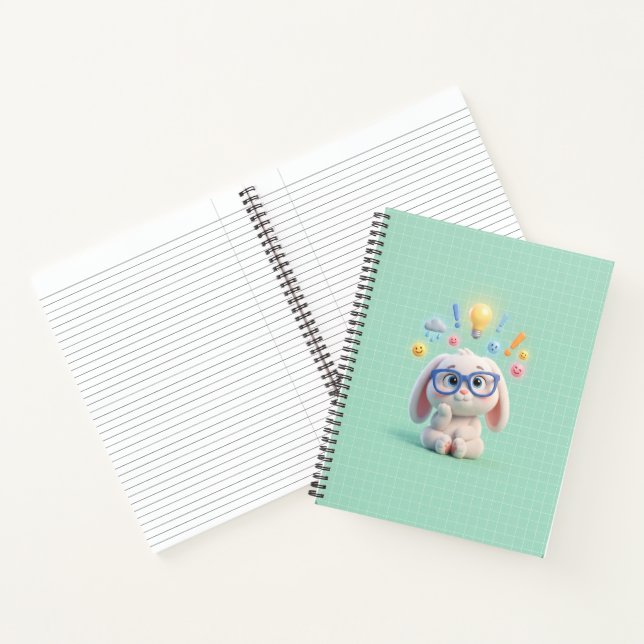 Cuaderno The Thinking Bunny: Tu espacio creativo (Interior)