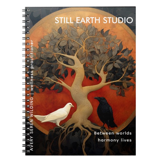Cuaderno The Tree Between Worlds | Tree of Life Designs (Frente)