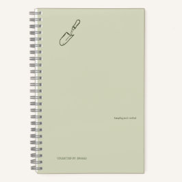 Cuaderno The Trowel -Botanists Pause- Minimalist