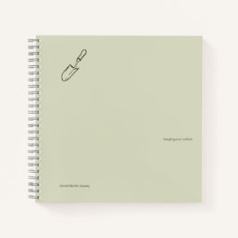 Cuaderno The Trowel -Botanists Pause- Minimalist