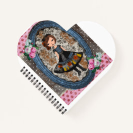 Cuaderno The Violet Paper Doll: A Tale of Plum & Petals