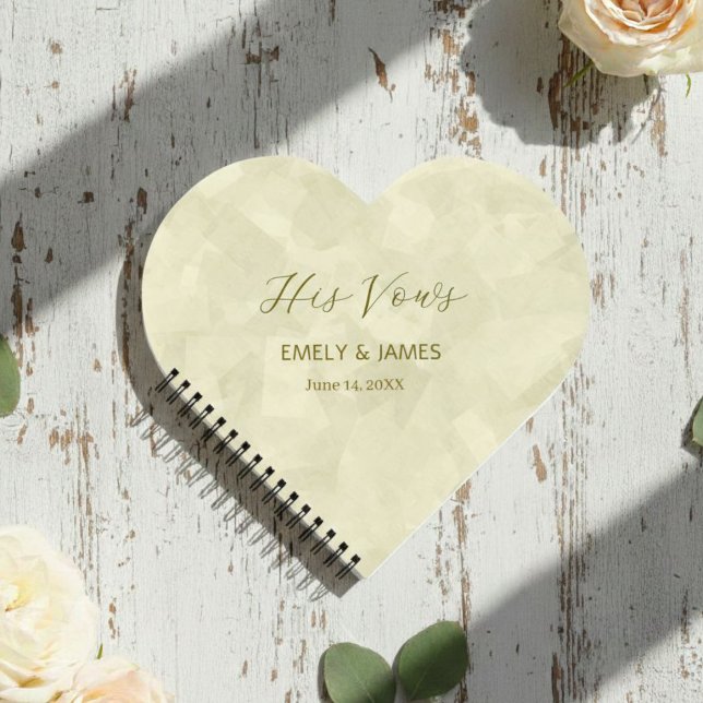 Cuaderno The Vow Books – Personalized His and Her Timeless  (Subido por el creador)