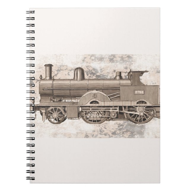 Cuaderno The wonderful age of steam locomotion (Frente)