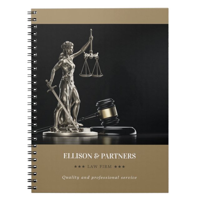 Cuaderno Themis | Escala de justicia (Frente)
