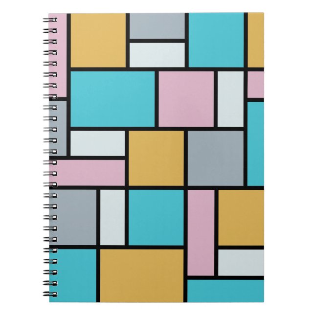 Cuaderno Theo Van Doesburg - Composición 17 - Arte Mondrian (Frente)