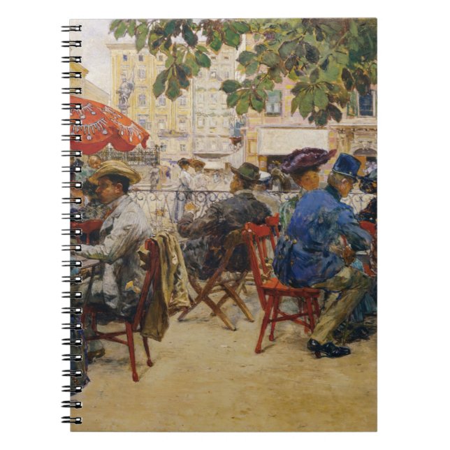 Cuaderno Theodor Josef Ethofer Cafe Tomaselli (Frente)
