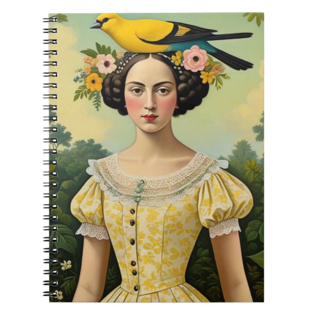 Cuaderno There is a bird on my head | Notebook Journal (Frente)