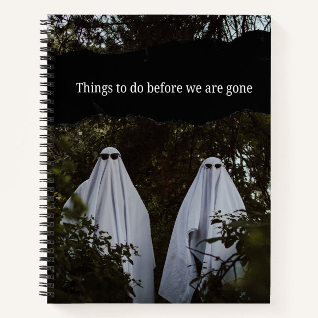 Cuaderno Things to do before we are gone (Anverso)