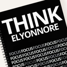 Think Focus - Modern Black And White Typography
