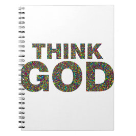 Cuaderno Think God Dieu Cadeau idée de cadeau