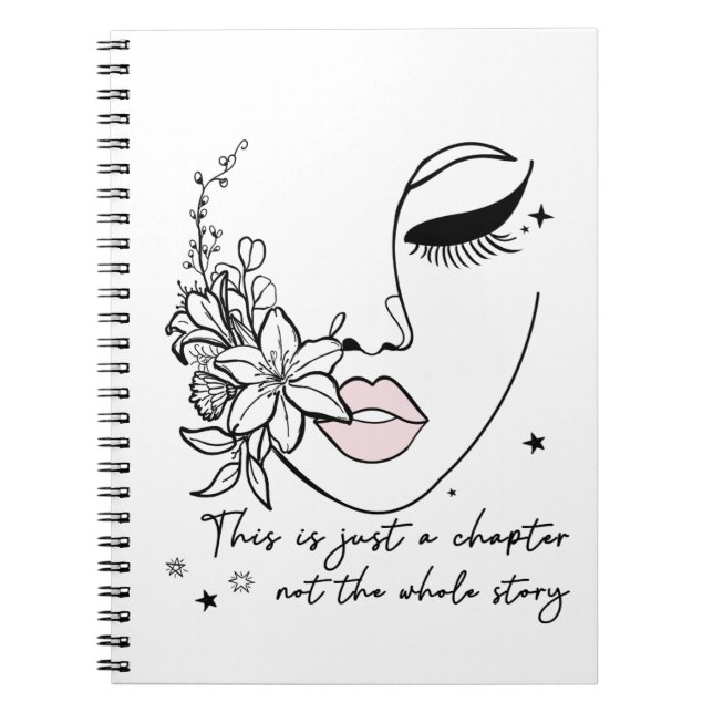 Cuaderno This is Just a Chapter Positive Quote  (Frente)