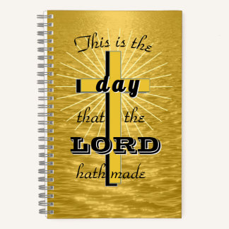 Cuaderno This is the Day Golden Spiral Notebook Journal