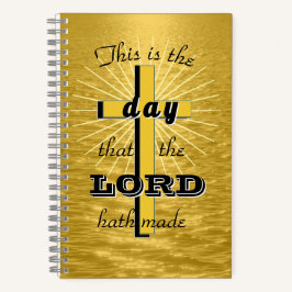 Cuaderno This is the Day Golden Spiral Notebook Journal