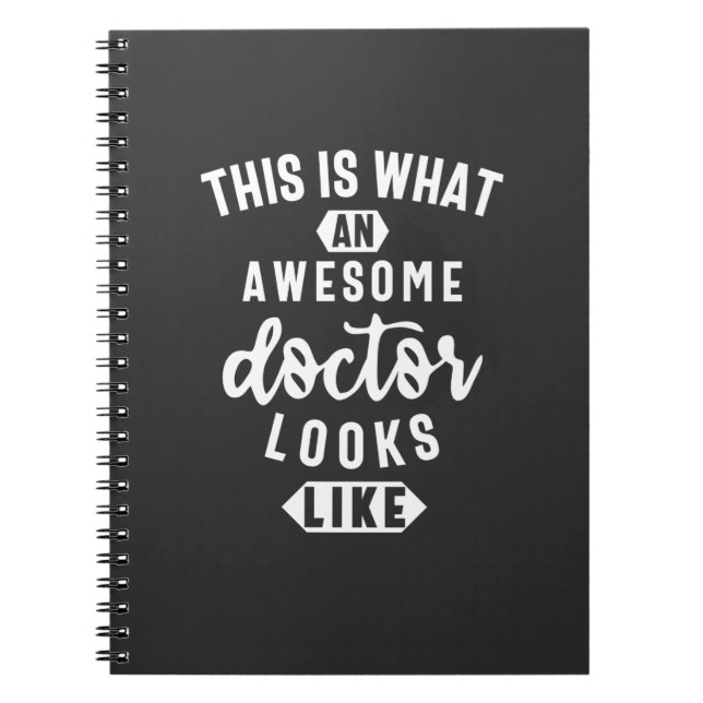Cuaderno This Is What An Awesome Doctor Looks Like (Frente)