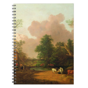 Cuaderno Thomas Gainsborough el   un paisaje con las