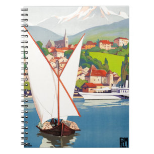 Cuaderno Thonon Les Bains Francia Viaja Europa