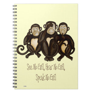 Cuaderno Three Wise Monkeys