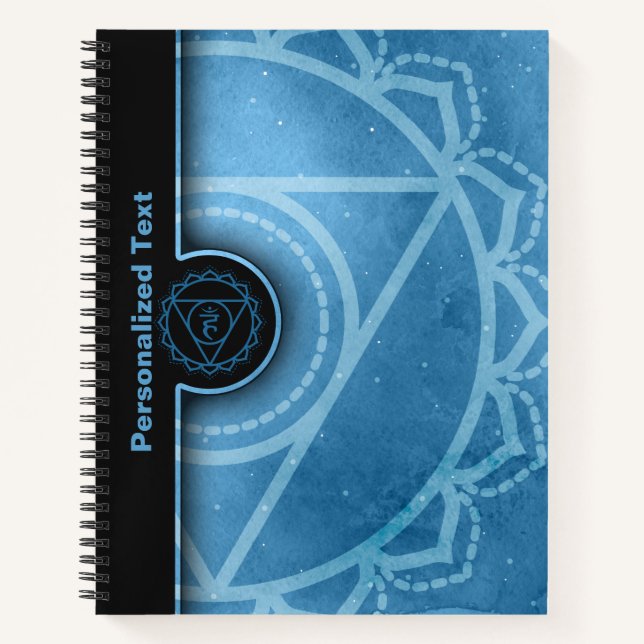 Cuaderno Throat Chakra Vishuddha Sanación energética (Anverso)